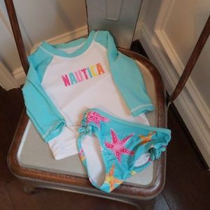 Nautica Rash guard swimsuit